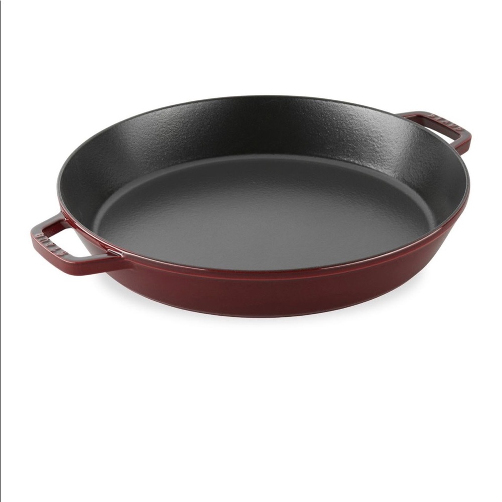 Staub skillet 13” brick red - Picture 7 of 14